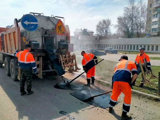 В Иванове наконец-то залатали ямы у 4-й горбольницы